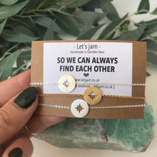 Load image into Gallery viewer, Matching Bracelets • Set of 3 • So We Can Always Find Each Other