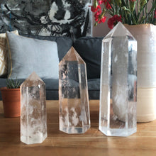 Load image into Gallery viewer, Crystal Point ⟁ Clear Quartz • Unique Piece (Large Size)