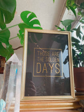 Load and play video in Gallery viewer, Prints ❥ Golden Days