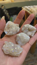 Load and play video in Gallery viewer, Crystal • Angel Aura Quartz • Cluster