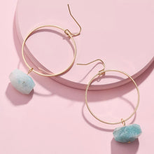 Load image into Gallery viewer, Earrings Lola ▷ Real Faceted Rock Quartz / Healing Jewellery