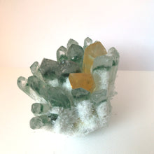 Load image into Gallery viewer, Crystal • Green & Yellow Phantom Quartz • Cluster
