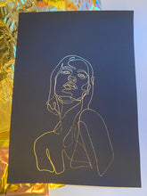 Load image into Gallery viewer, Prints ❥ One Line Woman