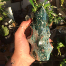 Load image into Gallery viewer, Jasper Point ⟁ Ocean Jasper • Unique Piece