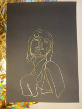 Load image into Gallery viewer, Prints ❥ One Line Woman