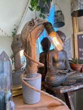 Load image into Gallery viewer, Lamp ❥ One of a Kind • Concrete & Wood #1