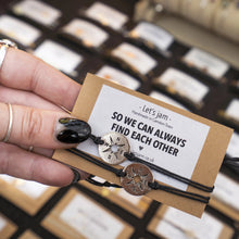 Load image into Gallery viewer, Matching Bracelets • So We Can Always Find Each Other • Set of 2 • Compass