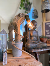 Load image into Gallery viewer, Lamp ❥ One of a Kind • Concrete & Wood #1