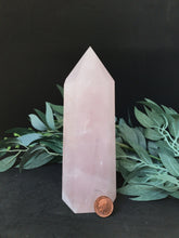 Load image into Gallery viewer, Crystal Point ⟁ Rose Quartz • Unique Piece