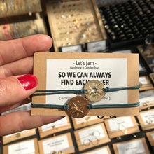 Load image into Gallery viewer, Matching Bracelets • So We Can Always Find Each Other • Set of 2 • Compass