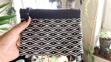Load image into Gallery viewer, Leather Clutch Marina • Unique & Handmade • Pocket • Purse • White & Black