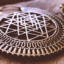 Load image into Gallery viewer, Ethnic Earrings • Sri Yantra