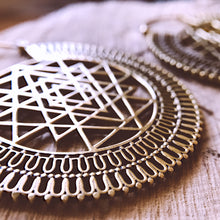 Load image into Gallery viewer, Ethnic Earrings • Sri Yantra