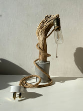 Load image into Gallery viewer, Lamp ❥ One of a Kind • Concrete & Wood #1