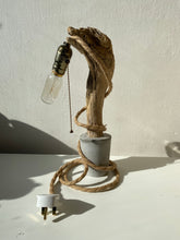 Load image into Gallery viewer, Lamp ❥ One of a Kind • Concrete & Wood #1