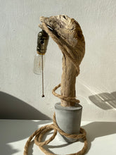 Load image into Gallery viewer, Lamp ❥ One of a Kind • Concrete & Wood #1