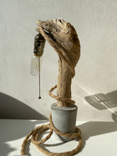 Load image into Gallery viewer, Lamp ❥ One of a Kind • Concrete & Wood #1
