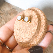 Load image into Gallery viewer, Stud Earrings - Mother of Pearl