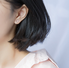 Load image into Gallery viewer, Stud Earrings • Sterling Silver • Tiny Crown