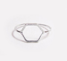 Load image into Gallery viewer, Rings - Minimal Hexagon