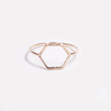 Load image into Gallery viewer, Rings - Minimal Hexagon