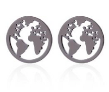 Load image into Gallery viewer, Stud Earrings • Minimal • Tiny World