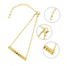 Load image into Gallery viewer, Charm Bracelet • Moon Phases