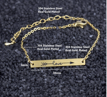 Load image into Gallery viewer, Charm Bracelet • Love Arrow