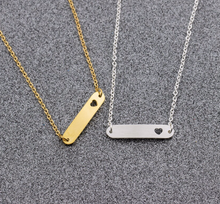 Load image into Gallery viewer, Charm Bracelet • Heart Bar