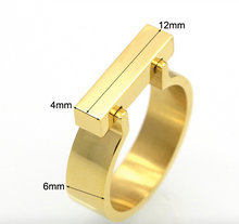 Load image into Gallery viewer, Ring • Stainless Steel • Big Square