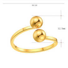 Load image into Gallery viewer, Ring • Stainless Steel • Double Balls