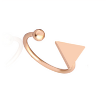 Load image into Gallery viewer, Rings • Triangle & Dot