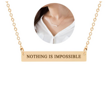 Load image into Gallery viewer, Necklace • Cute Message