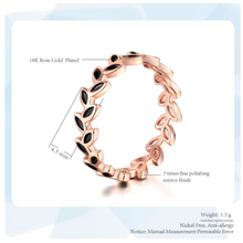 Load image into Gallery viewer, Ring • Rose Gold Leaf