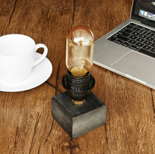 Load image into Gallery viewer, Lamp ❥ Wood Block
