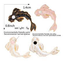 Load image into Gallery viewer, Pins • Fish Yin Yang - You & Me - Set of 2 Pins