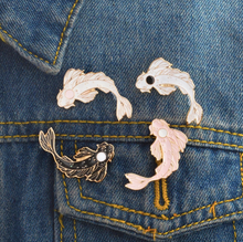 Load image into Gallery viewer, Pins • Fish Yin Yang - You & Me - Set of 2 Pins