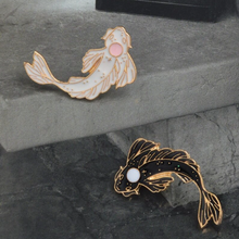 Load image into Gallery viewer, Pins • Fish Yin Yang - You & Me - Set of 2 Pins