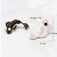 Load image into Gallery viewer, Pins • Fish Yin Yang - You & Me - Set of 2 Pins