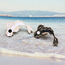 Load image into Gallery viewer, Pins • Fish Yin Yang - You & Me - Set of 2 Pins