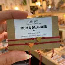 Load image into Gallery viewer, Mum & Daughter ❥ Matching Bracelets • Red