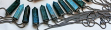 Load image into Gallery viewer, Tower Point Tower Necklace - Apatite