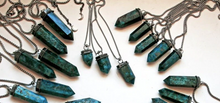 Load image into Gallery viewer, Tower Point Tower Necklace - Apatite
