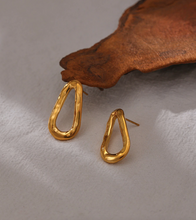 Load image into Gallery viewer, Mathilde • Real Gold Plated - Stainless Steel Earrings