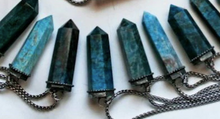 Load image into Gallery viewer, Tower Point Tower Necklace - Apatite