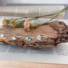 Load and play video in Gallery viewer, Silver Ring • Abalone • 925 Sterling Silver