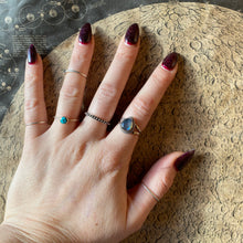 Load image into Gallery viewer, Turquoise Ring • Sterling Silver • One Of a Kind Collection • T-7-1