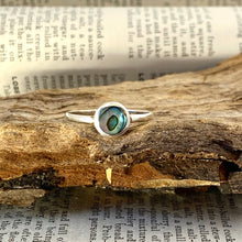 Load image into Gallery viewer, Silver Ring • Abalone • 925 Sterling Silver