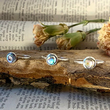 Load image into Gallery viewer, Silver Ring • Abalone • 925 Sterling Silver
