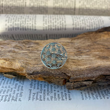Load image into Gallery viewer, Silver Ring • Flower of Life • 925 Sterling Silver